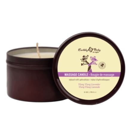 EARTHLY BODY AT NIGHT CANDLE APHRODISIAC YLANG YLANG LAVENDER 6OZ