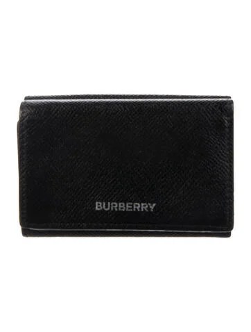 Burberry Leather Compact Wallet