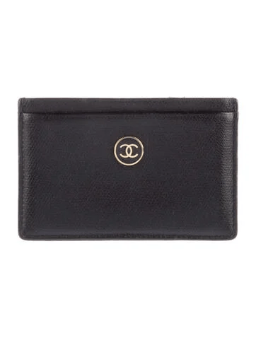Chanel 2003 Interlocking CC Logo Card Holder