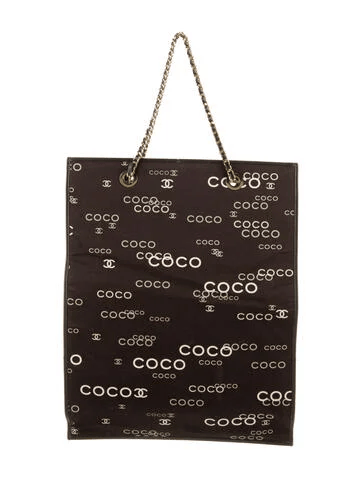 Chanel Canvas Mademoiselle Coco Tote