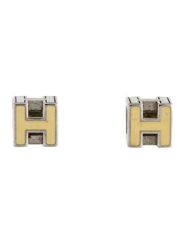 Hermès Cage d'H earrings