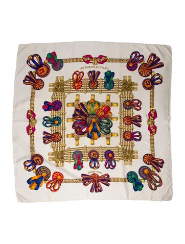 Hermès Les Rubans du Cheval Silk Scarf