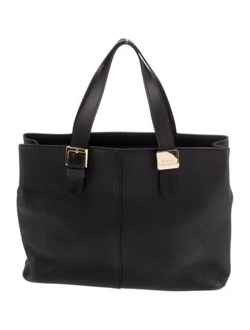 Burberry London Leather Top Handle Bag