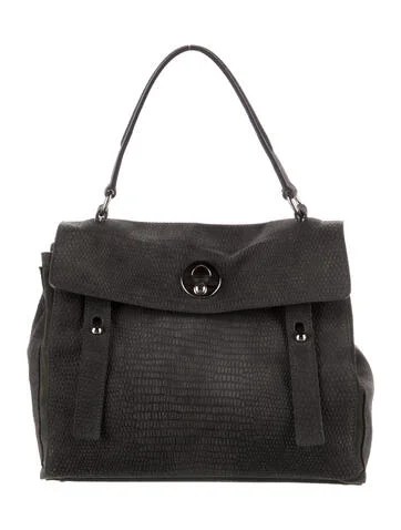 Yves Saint Laurent Rive Gauche Embossed Muse Two Bag