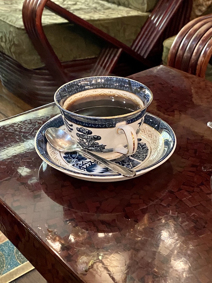 上野 高級純喫茶 古城 ホットコーヒー
