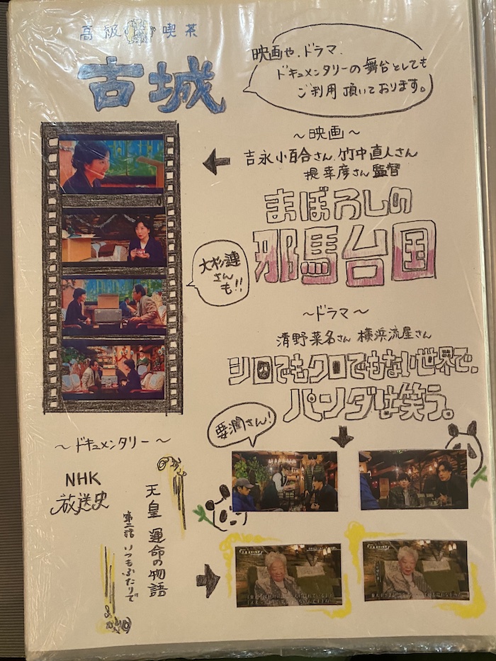 上野 高級純喫茶 古城 ロケ地