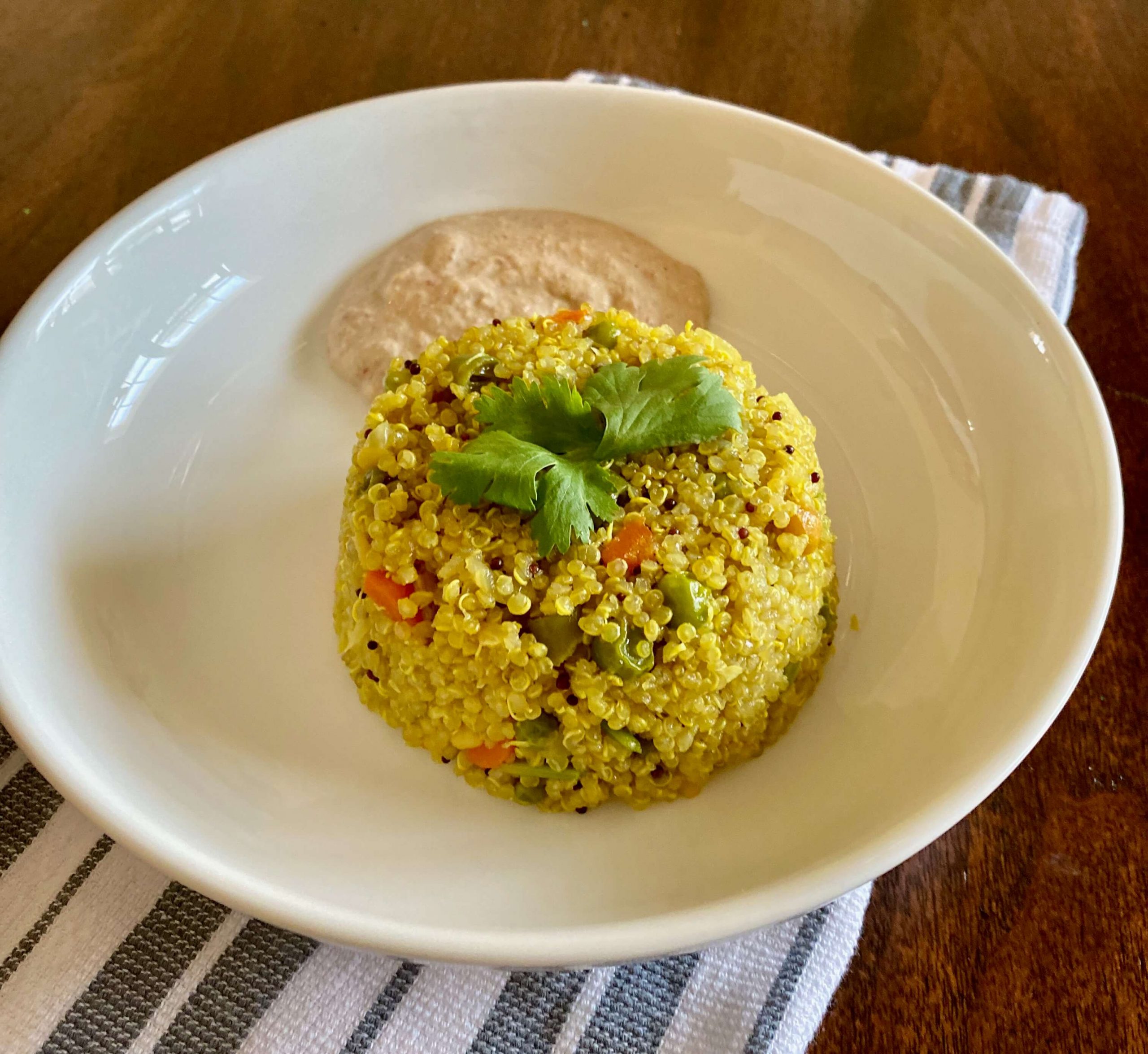 Quinoa Upma Love to stay home