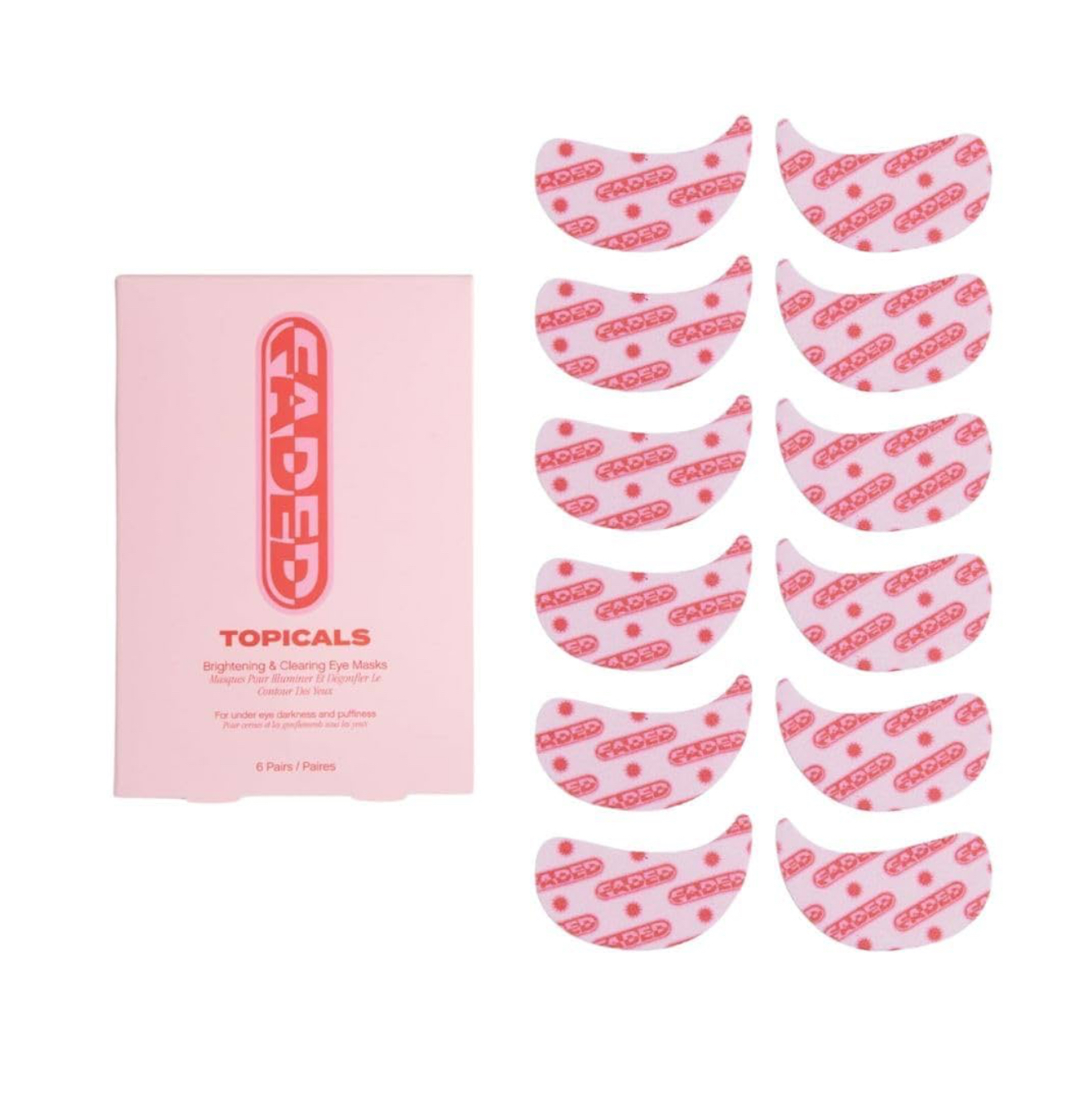 Topicals Faded Brightening Under Eye Masks