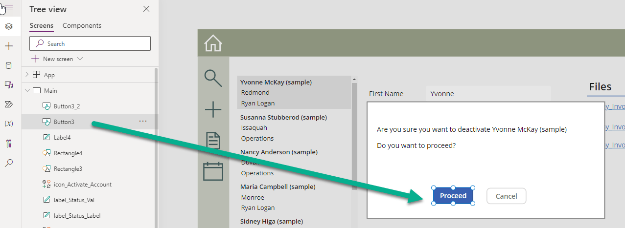 Power Apps - How to Create a Confirmation Dialog - LowCodeGo