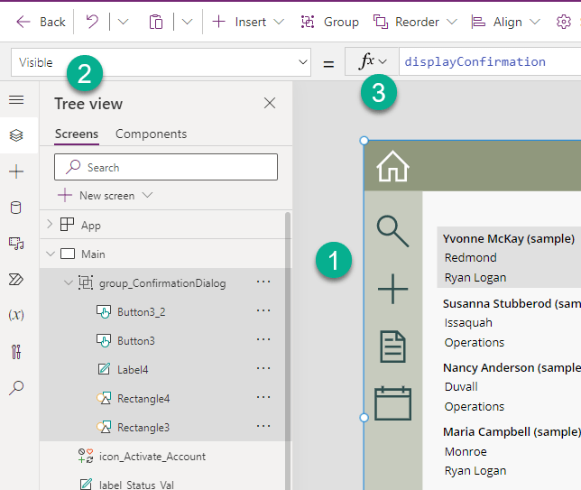 Power Apps - How to Create a Confirmation Dialog - LowCodeGo