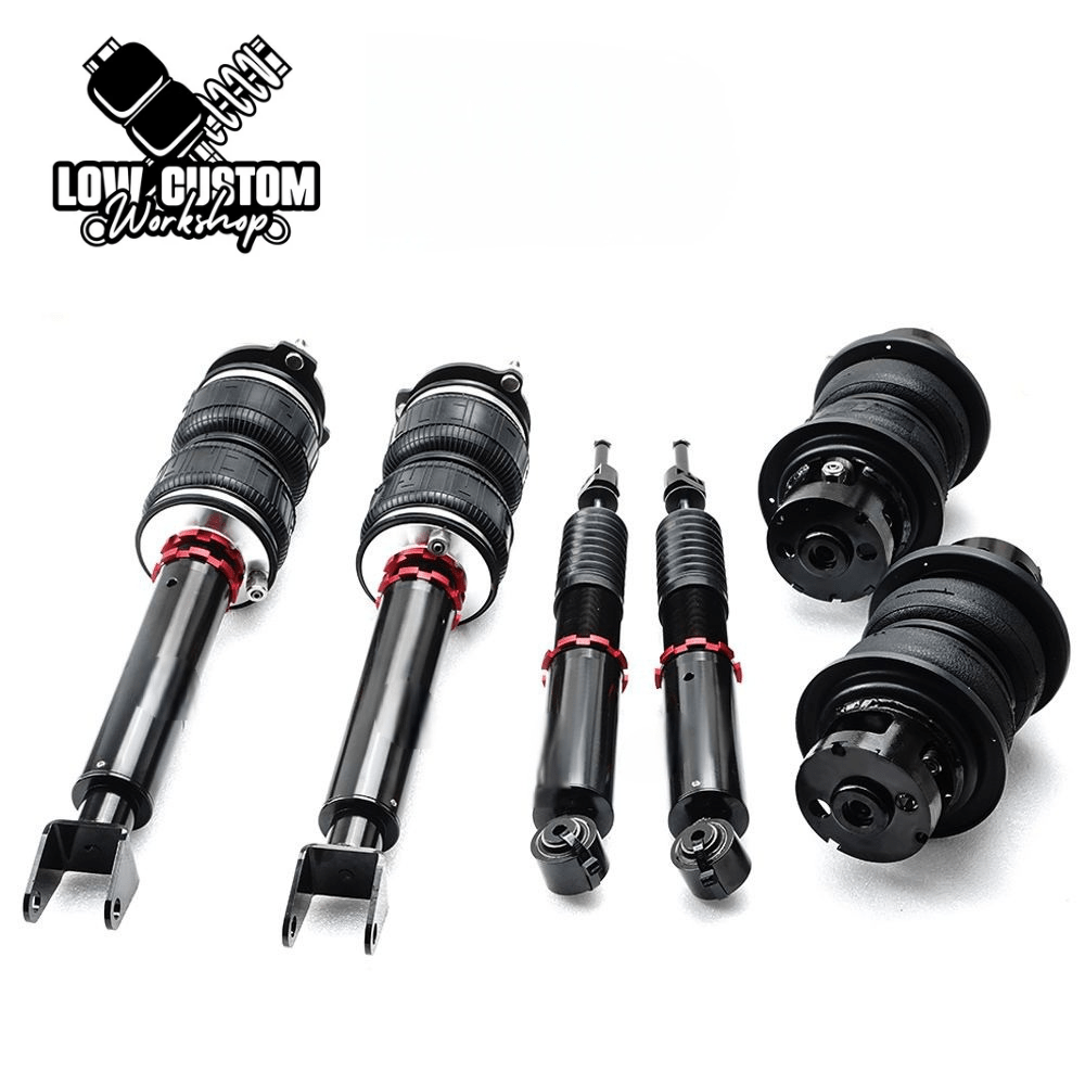 Komplet amortyzatorów z poduszkami pneumatycznymi LCW - Air Ride - MERCEDES W213 RWD