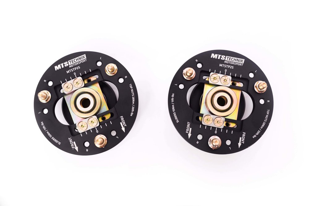 Second image of Regulowane camber / caster plates (przód) - MTSCP25SET