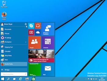 Windows 10 Technical Preview First Impressions - Elegant Mobile Sunset Patterns | Free Download