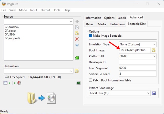 How to Convert Bootable USB to ISO (2 Methods) 96 setupldr.bin