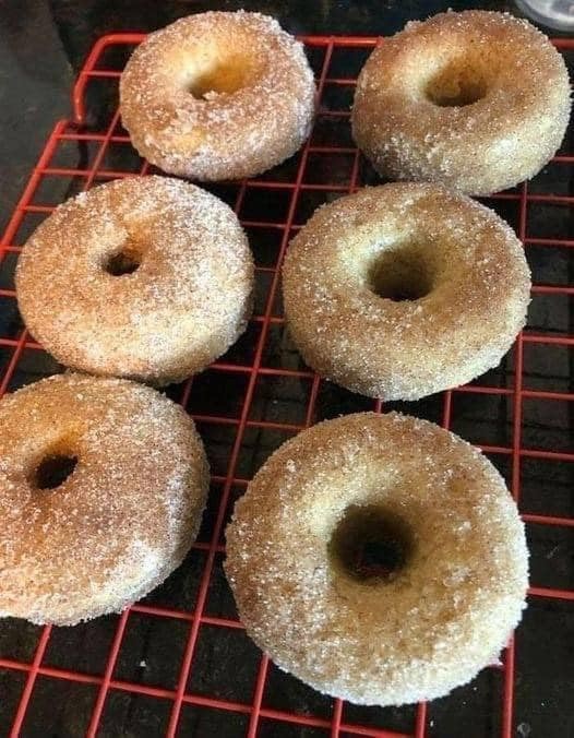 Pumpkin Cinnamon and Sugar Donuts