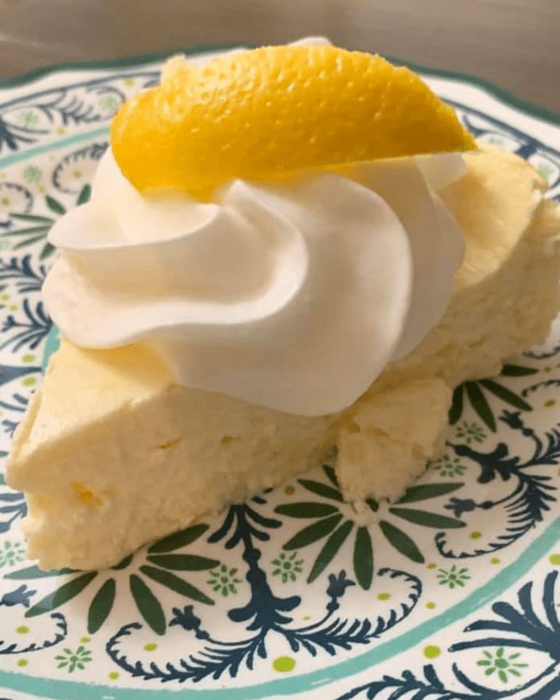 Weight Watchers Lemon Cheesecake