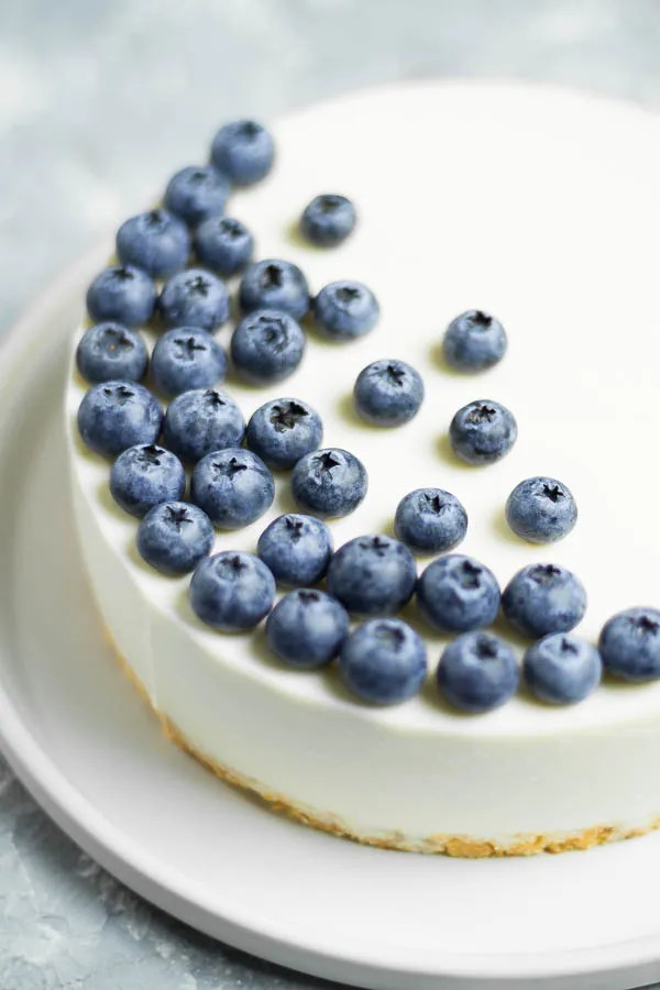 Weight Watchers blueberry cheesecake