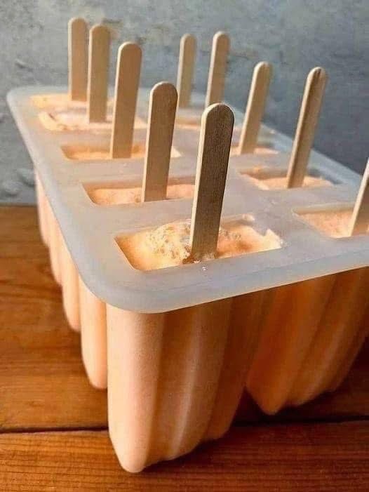 Orange Creamsicle  Popsicle
