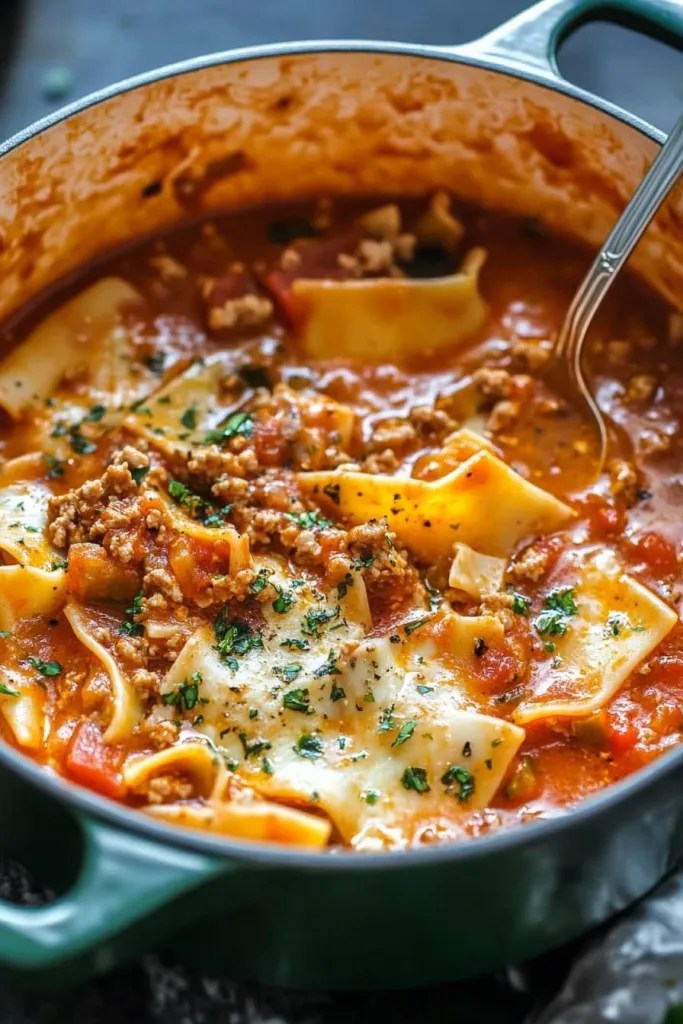 Lasagna Soup