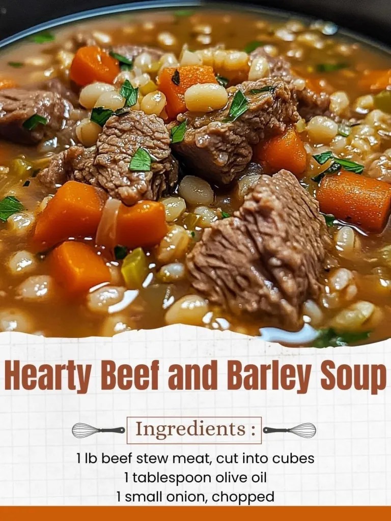 Best Ever Beef And Barley Soup