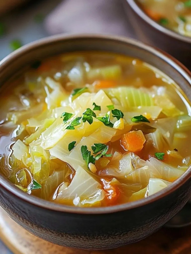  Cabbage Fat-Burning Soup