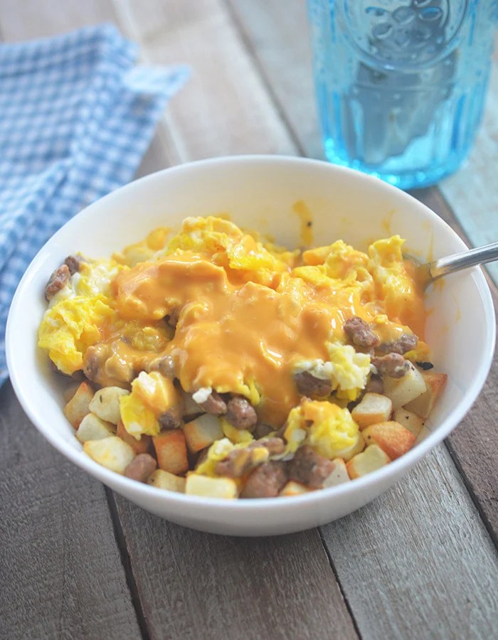 Sausage and Egg Breakfast Bowls