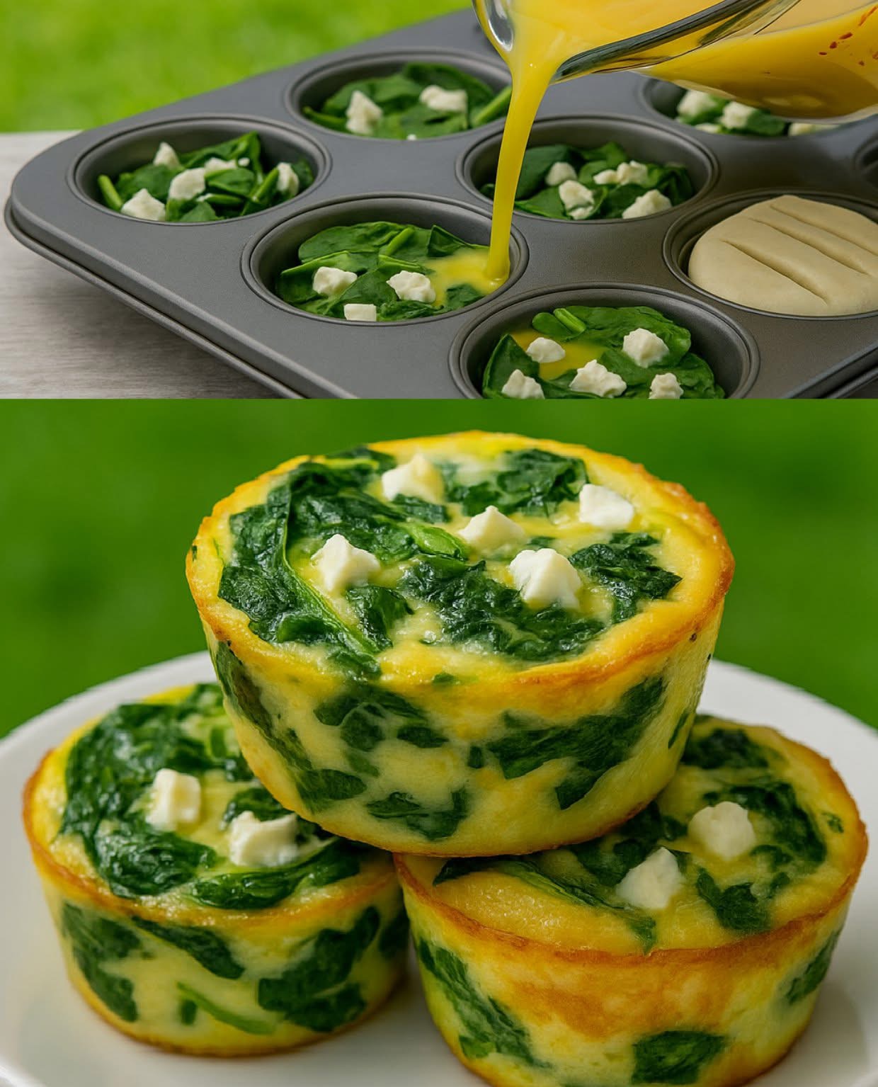 Spinach & Feta Egg Muffins