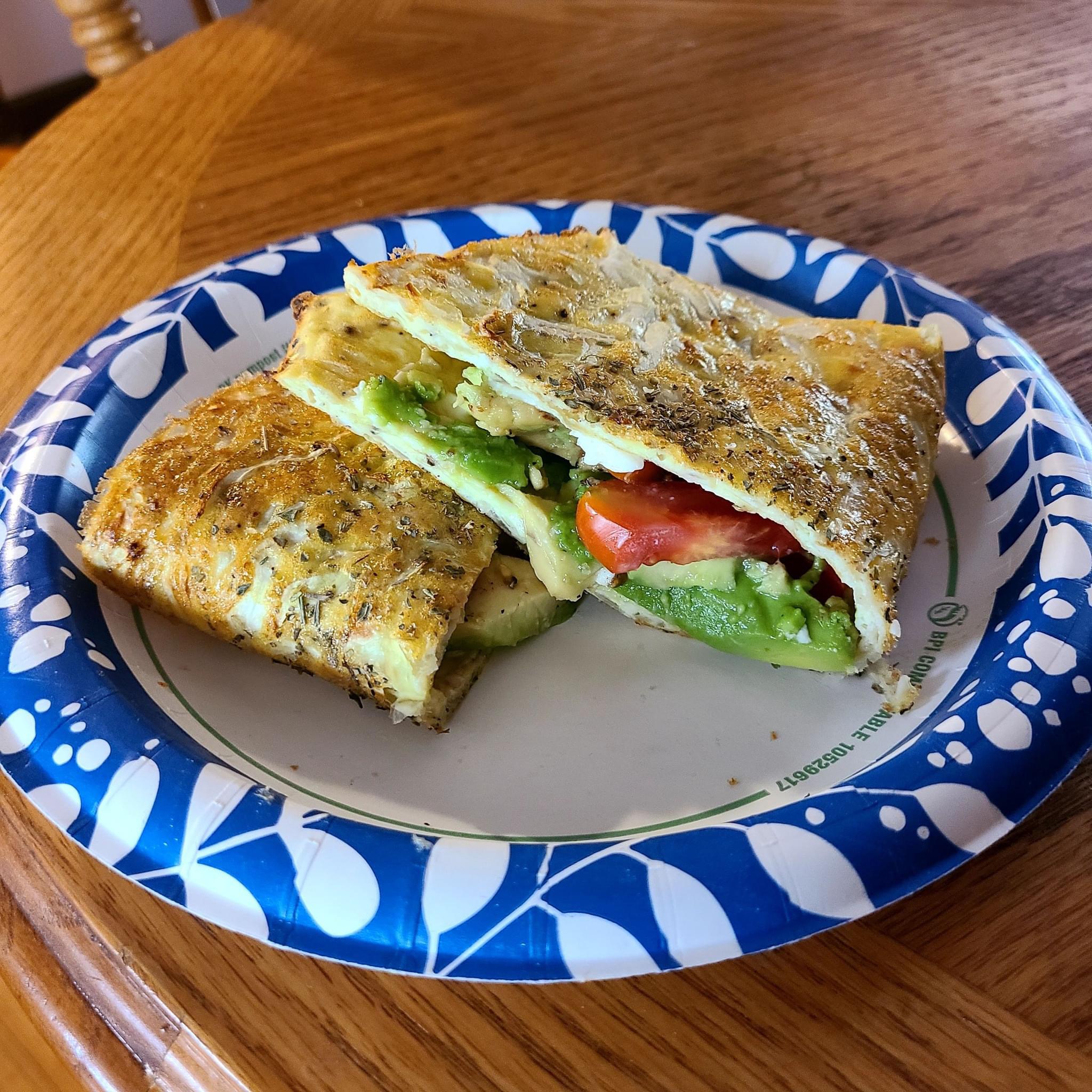 Cabbage Bread Tomato Avocado Sandwich Recipe