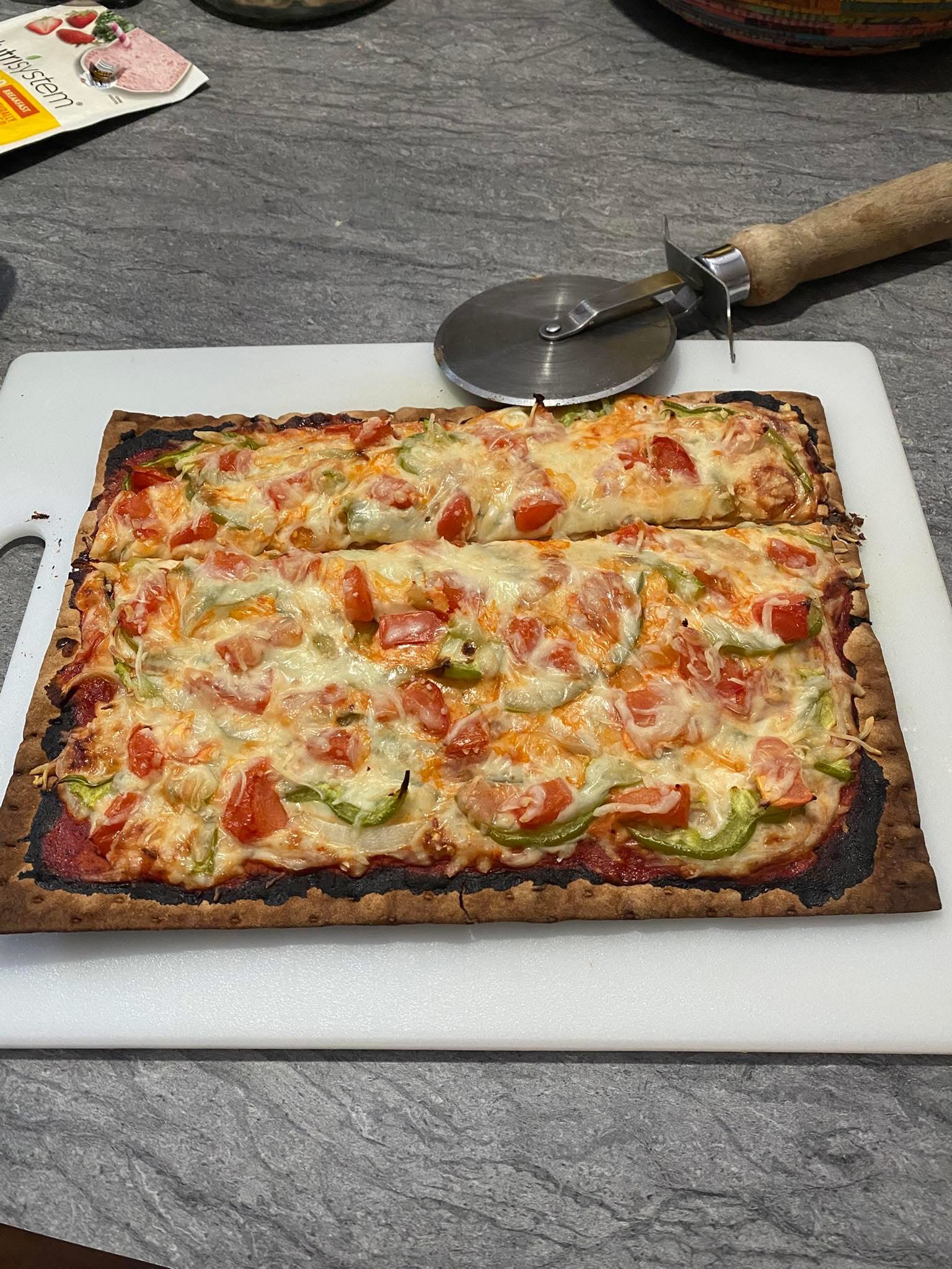 fully loaded Lavash Pizza