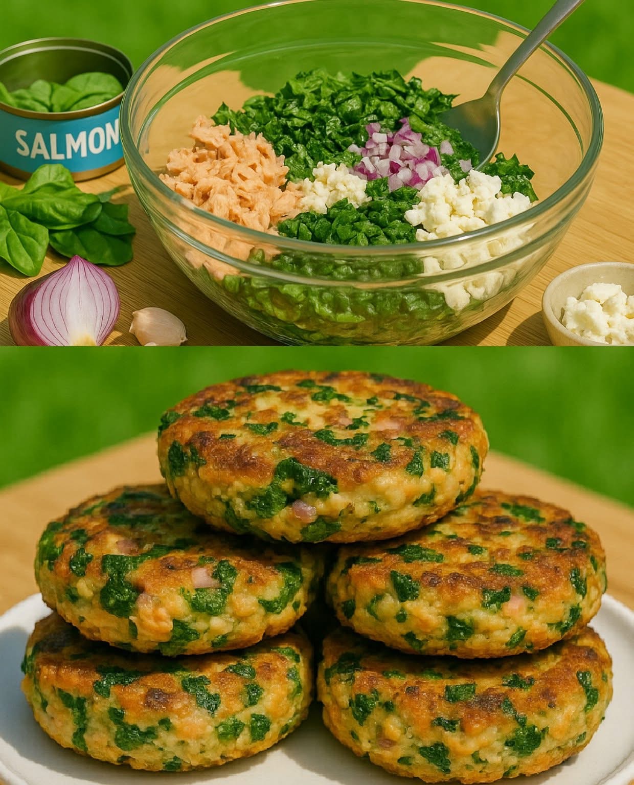 Mediterranean Salmon Patties