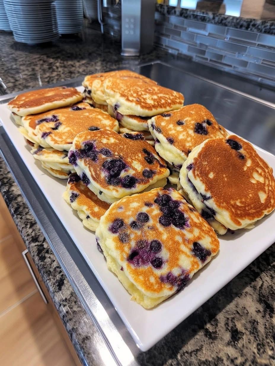 One Point Weight Watchers Blueberry Lemon Pancakes Recipe
