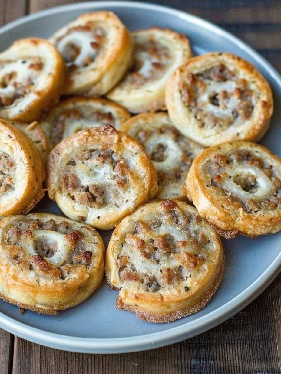 LOW-POINT SAUSAGE CREAM CHEESE PINWHEELS