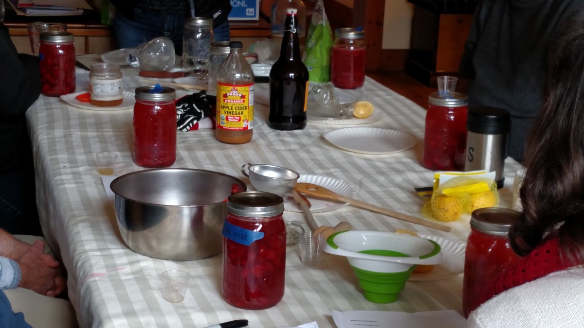 The table after making our own.