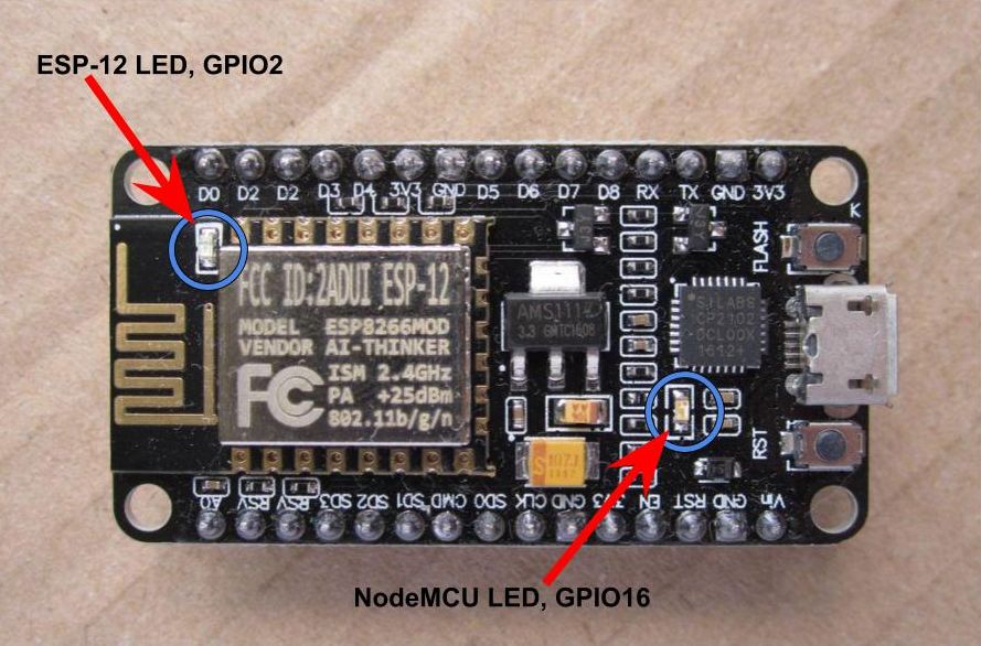 Onboard Leds Nodemcu S Got Two Low Voltage Mostly