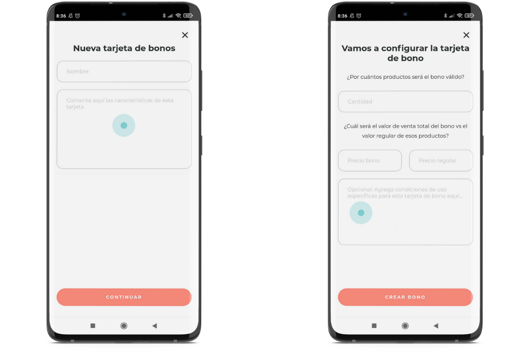 Loyapp configurar bonos