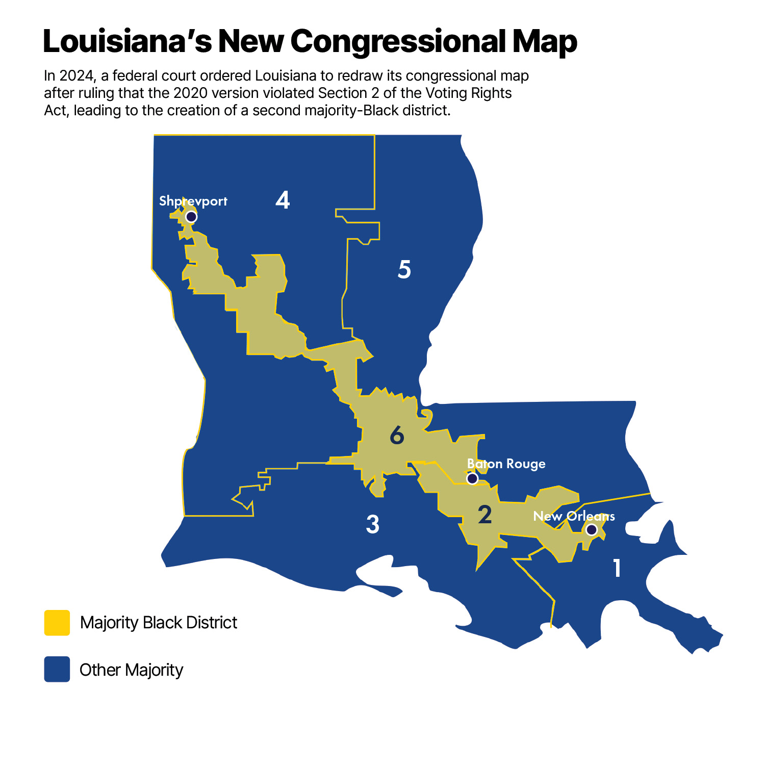 U S Supreme Court Takes Up Louisiana Case On Race And LAMap 1 