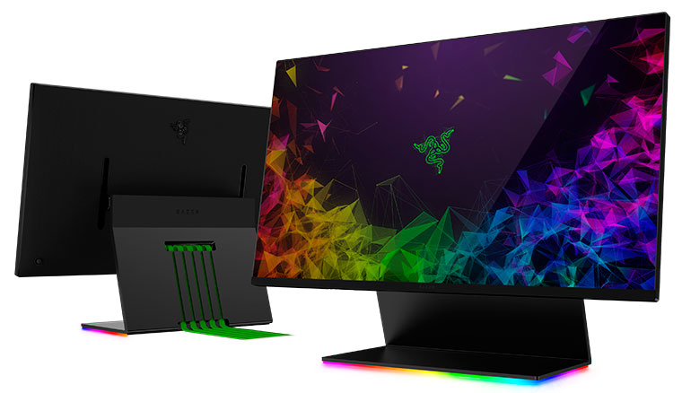 Razer ディスプレイ台　非売品　展示台 雷蛇於CES推出27吋遊戲顯示器Razer Raptor - LPComment 科技生活雜談
