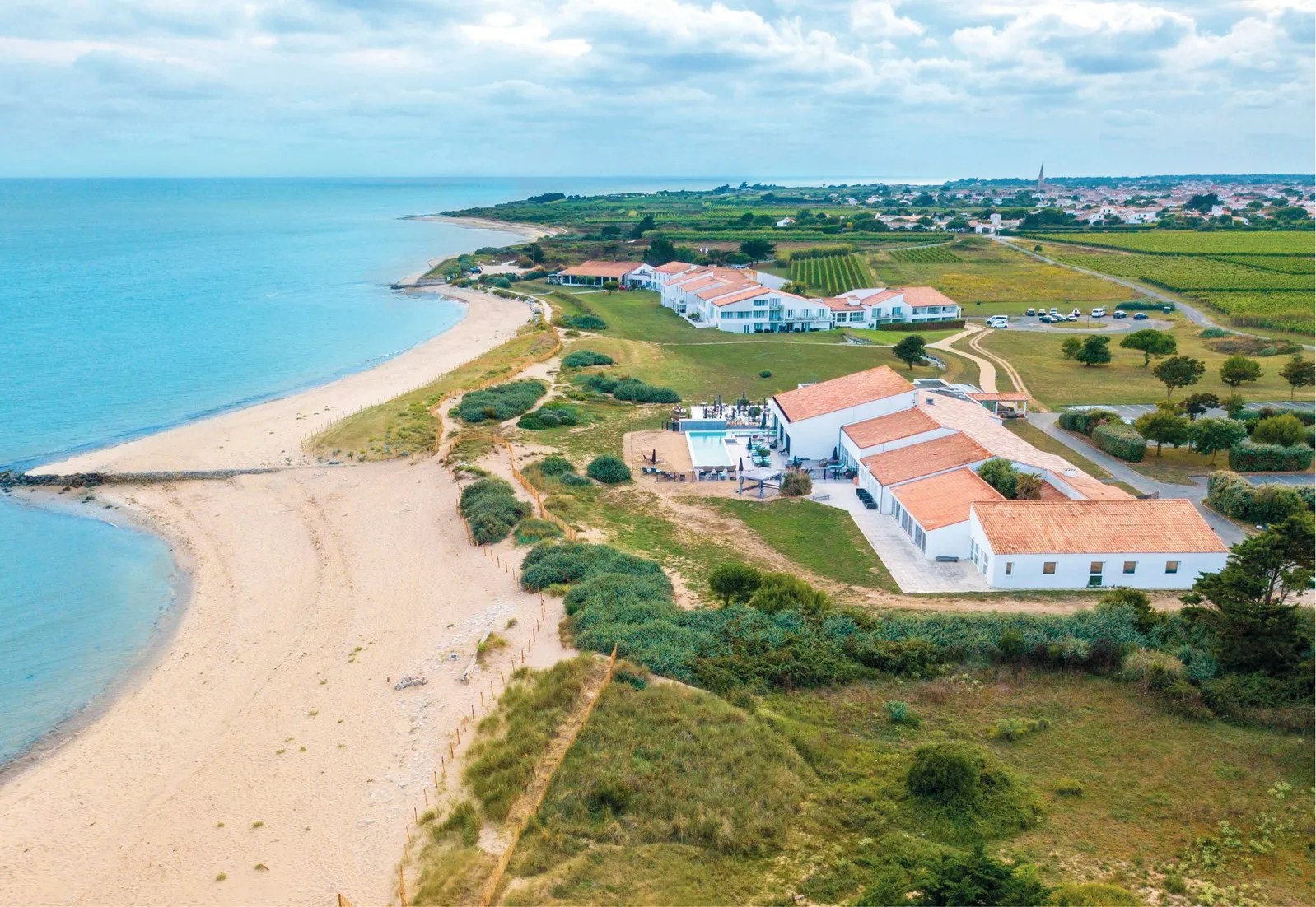 Atalante vue du ciel à Sainte Marie de Ré