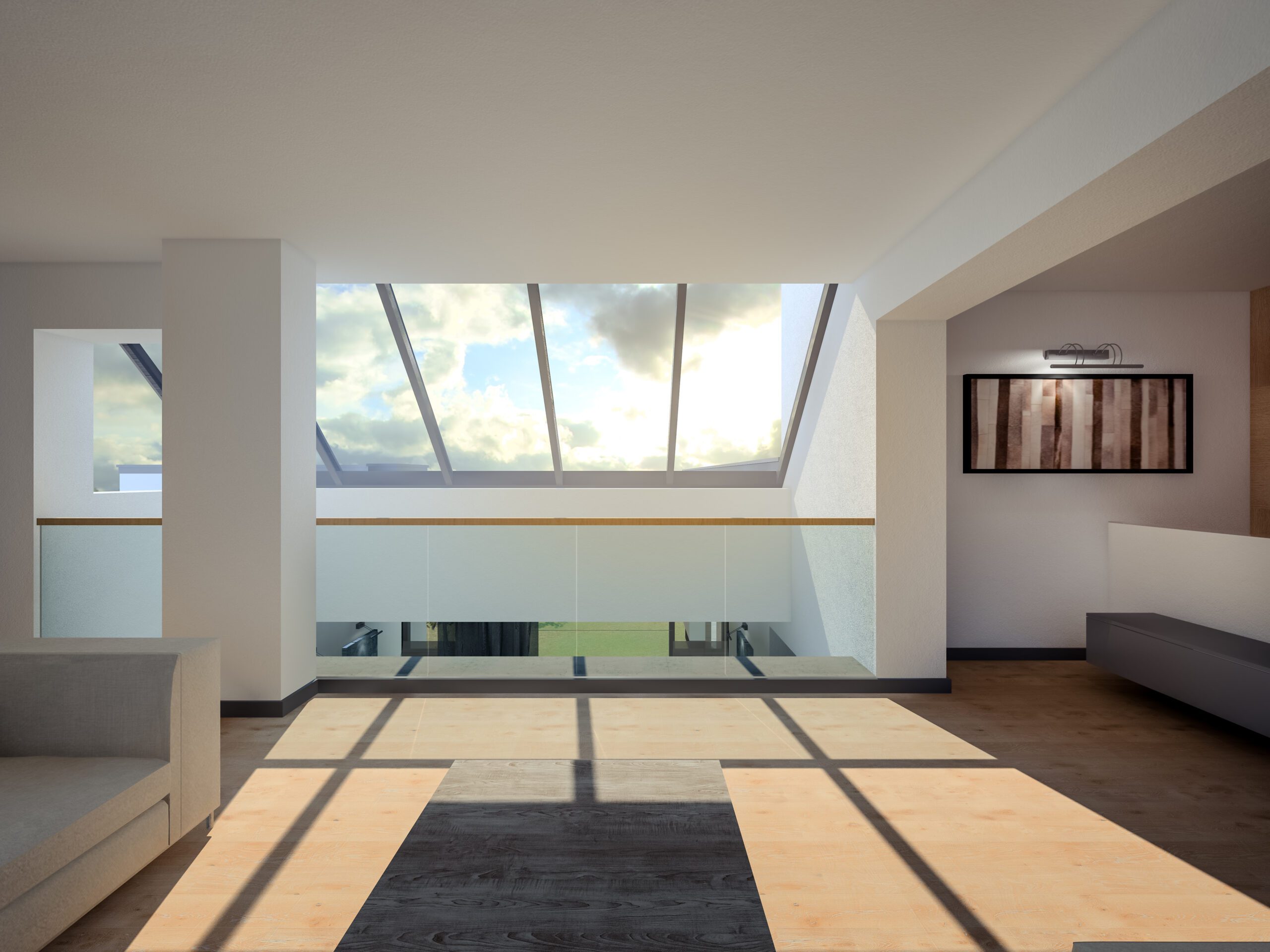 Verrière velux luminosité