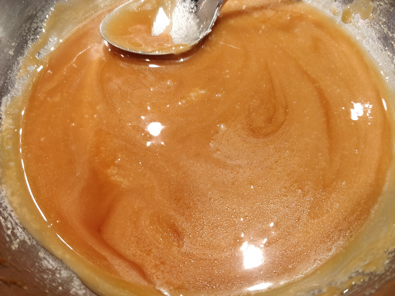 Så er karamellen næsten færdig