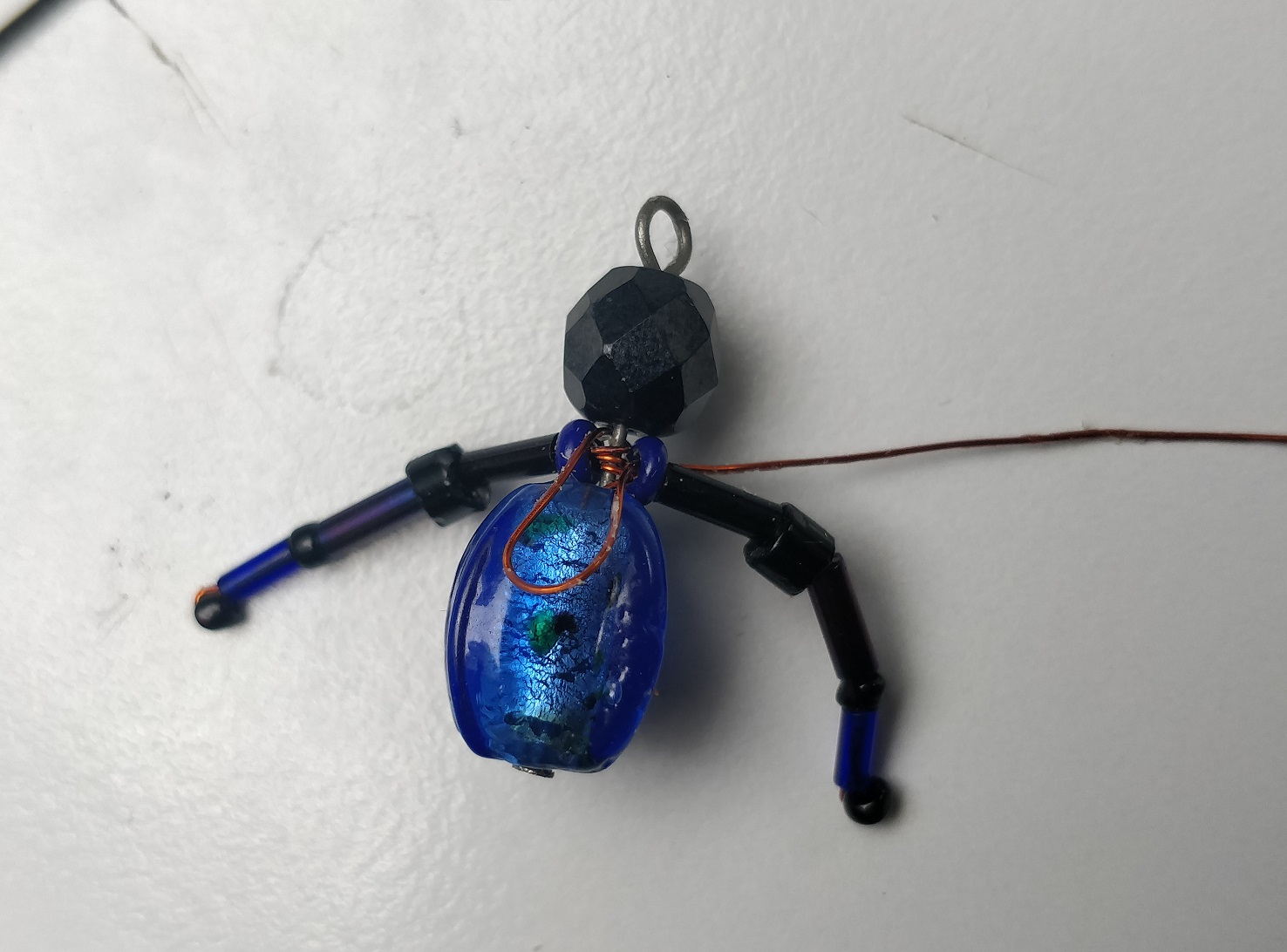 DIY perleedderkopper0.8
