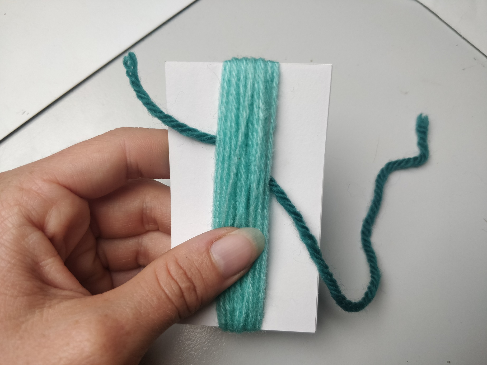 hjemmelavet garnkvast - DIY