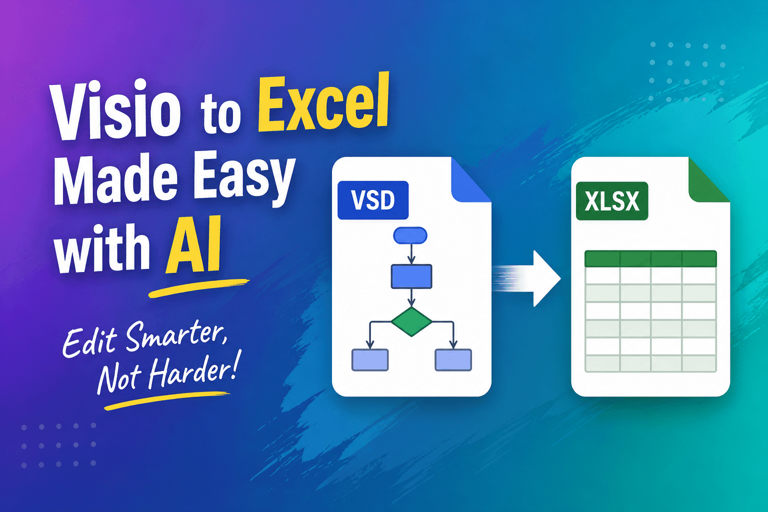 How AI helped me convert Visio to Excel