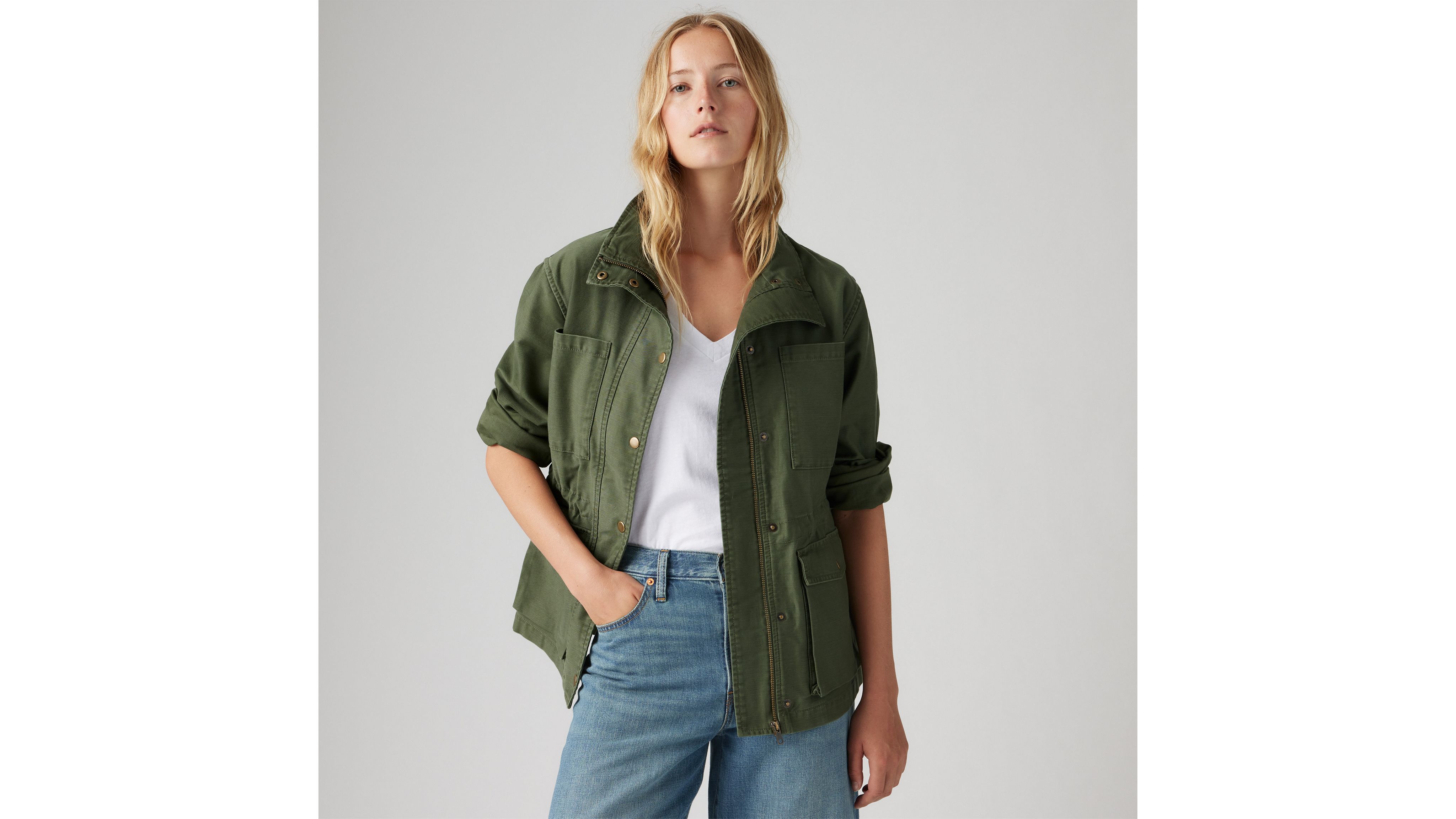 Andy Tech Jacket Medium Wash Levi S Us - Gradient Texture Collection - Full HD Quality