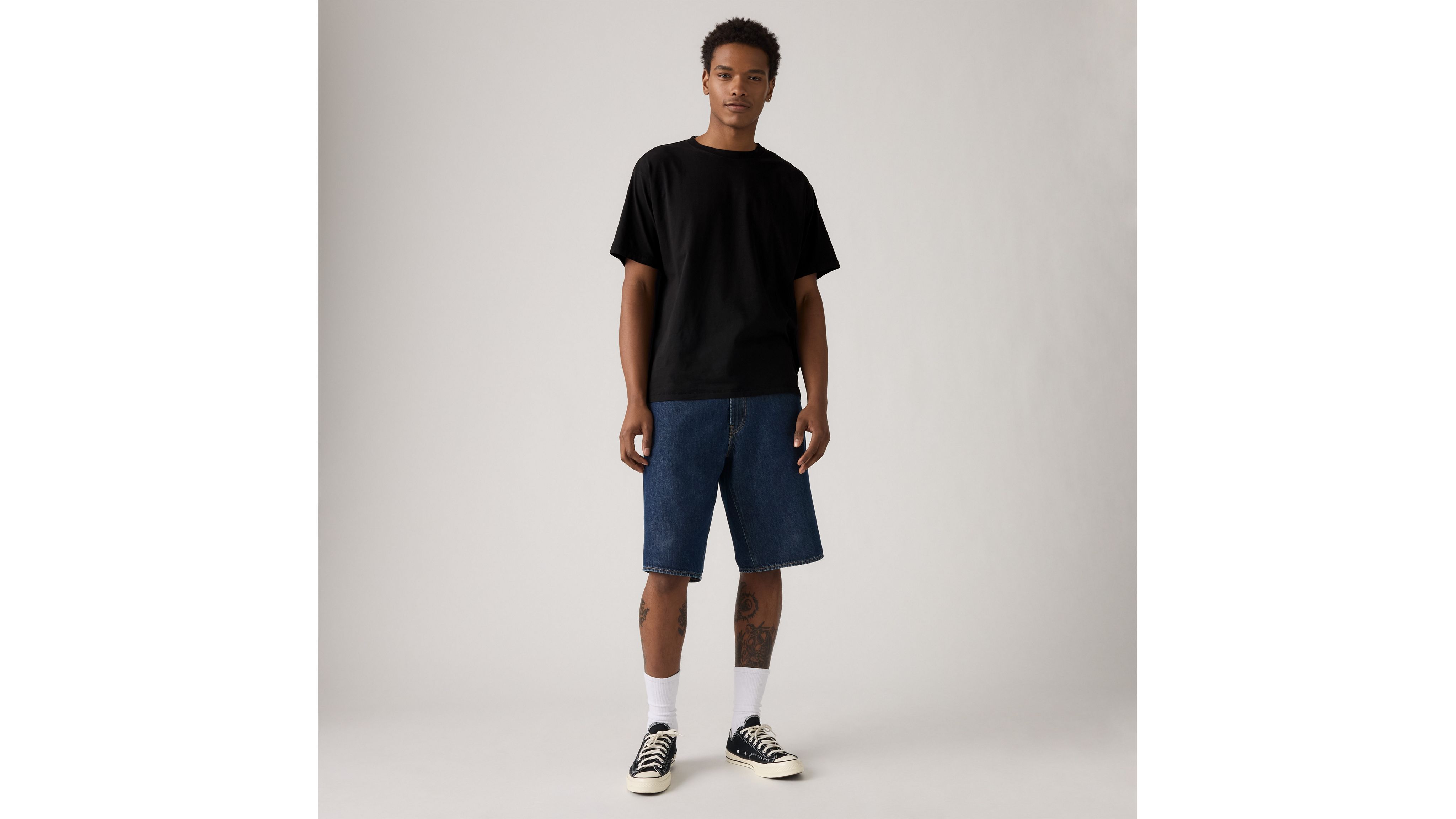 478邃 Baggy Shorts Blue Levi Sﾂｮ Gi