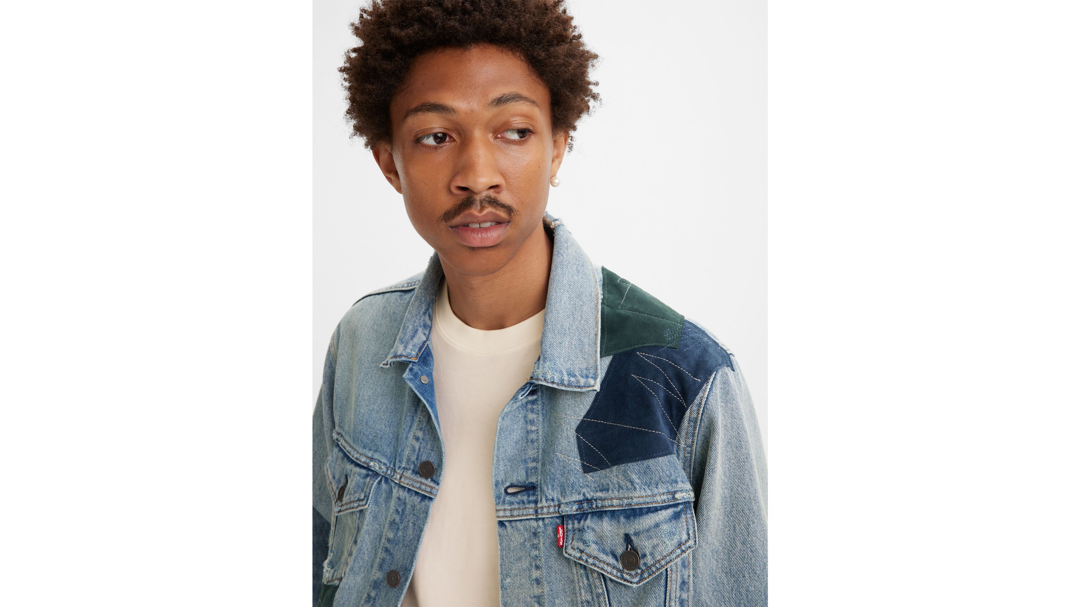 Vintage fit trucker jacket