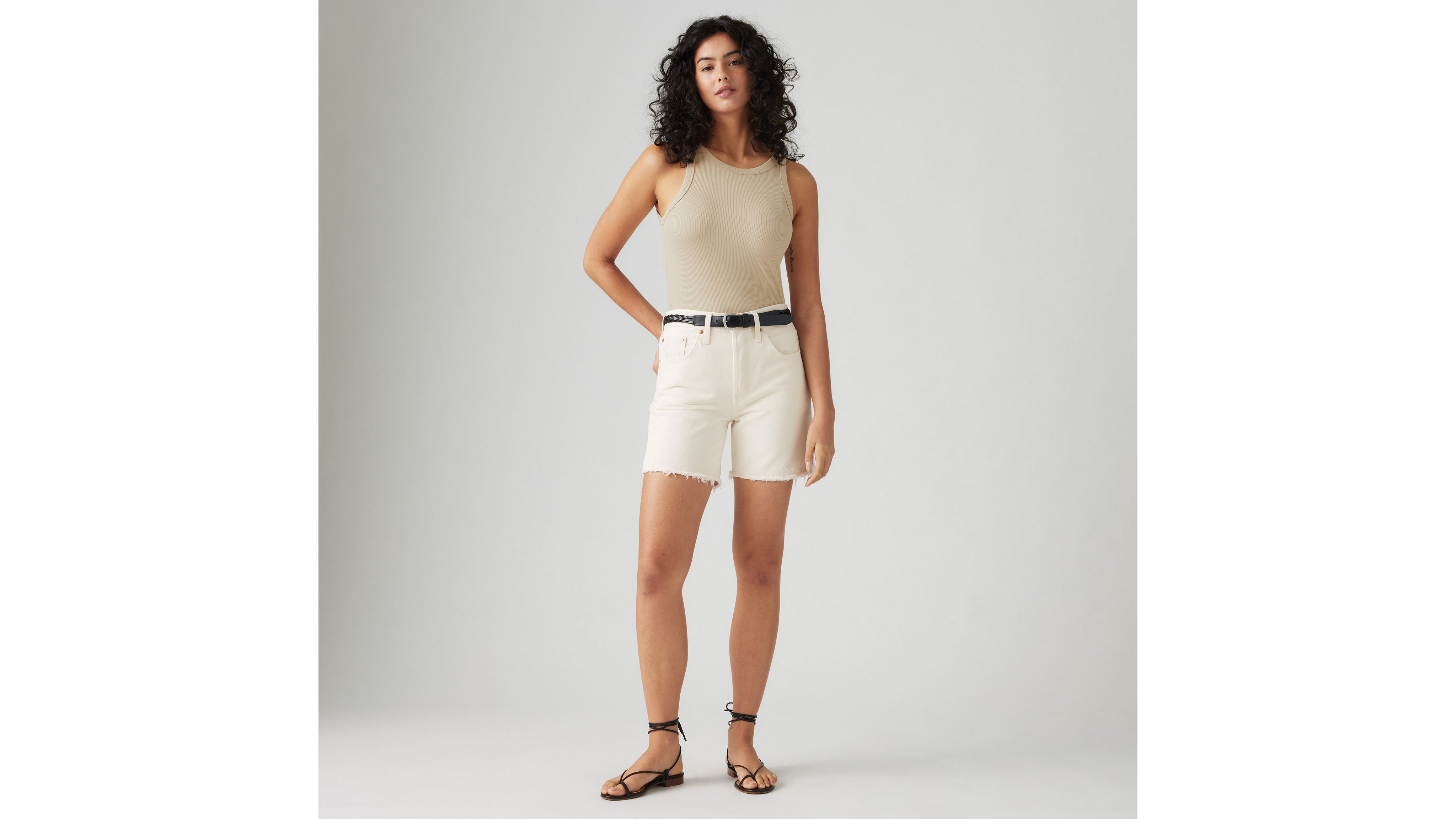 501 Original Fit Mid Thigh Lightweight Women S Shorts Light Wash - Premium Landscape Background Gallery - 8K