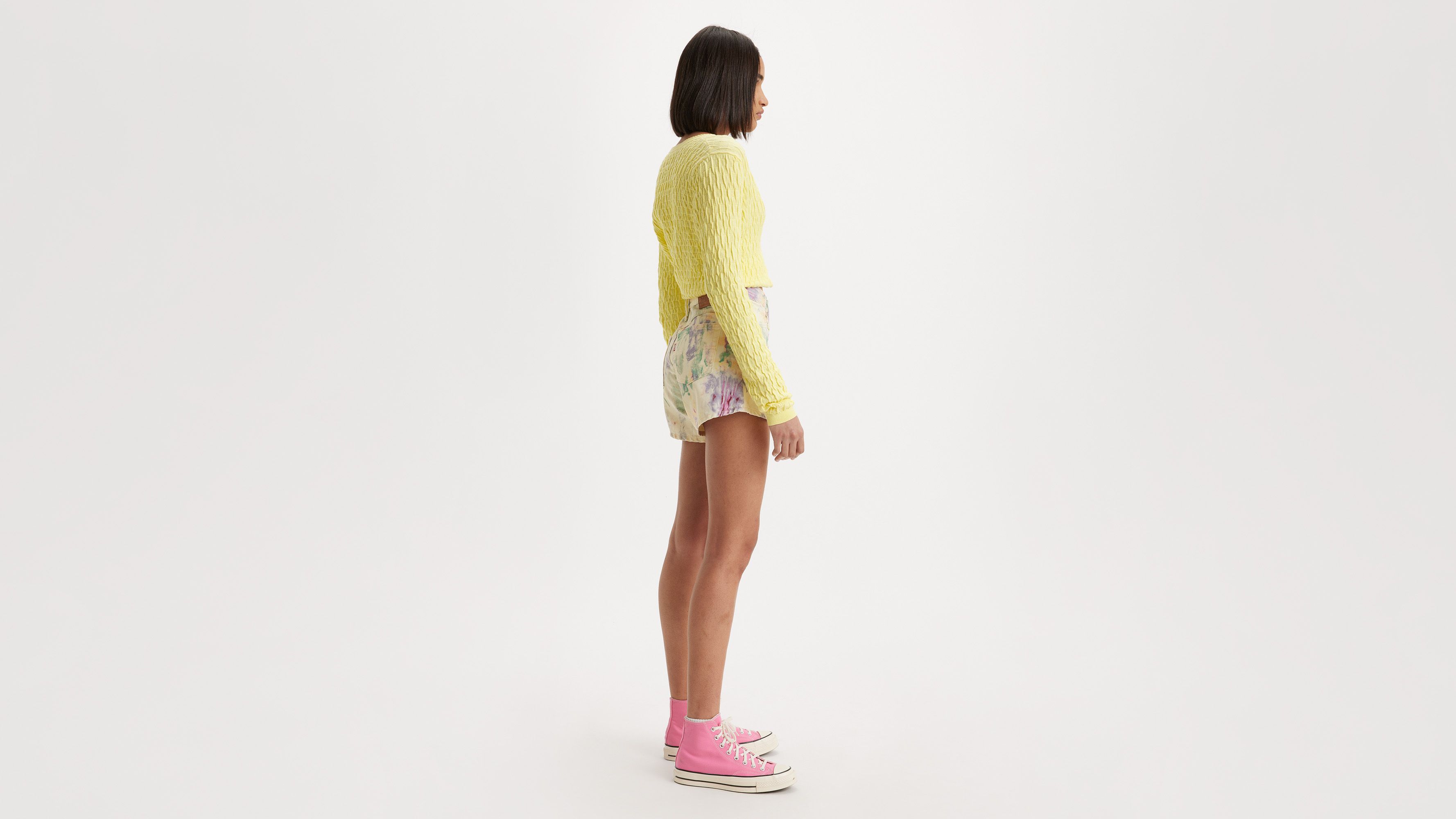 80 S Mom Shorts Multi Colour Levi S Gb