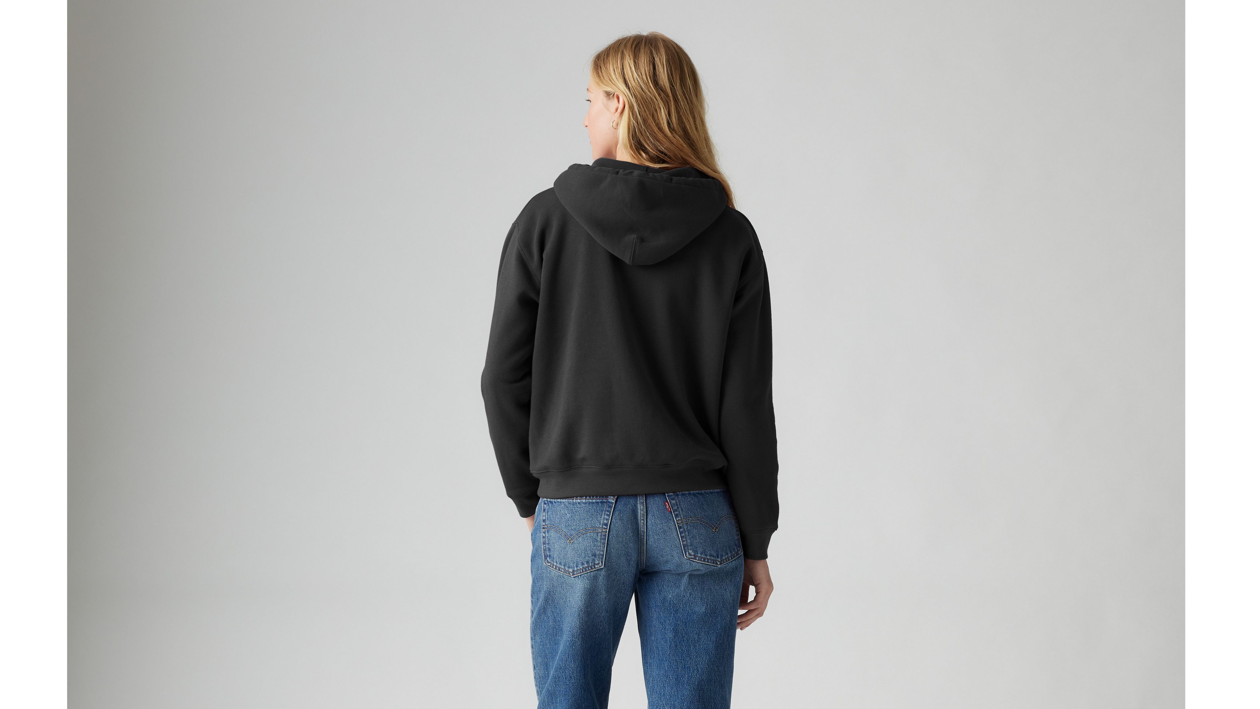 Felpa Con Cappuccio Everyday Nero Levi S It