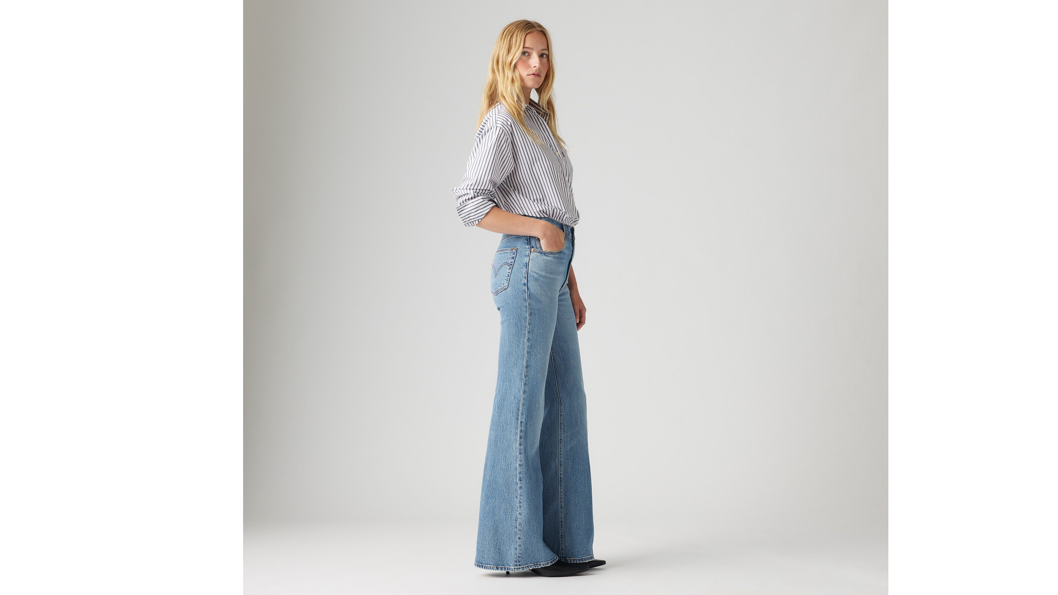Ribcage bell jeans
